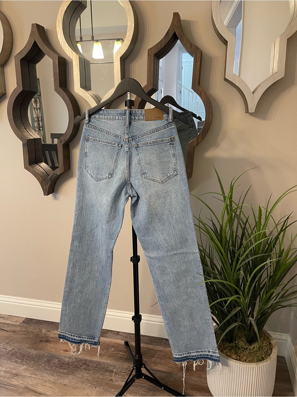 Madewell Light Wash Straight Leg Jeans - Picture 2 of 5